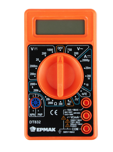 Мультиметр цифровой DT-832 ЕРМАК 