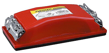 Брусок STAYER для шлифования, пластмассовый, 165х85мм