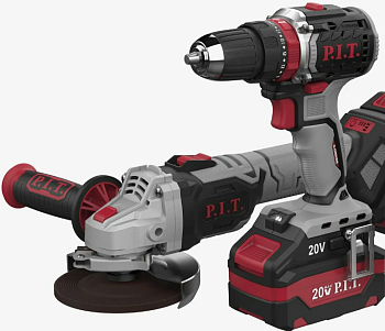 Промо-набор Шуроповерт P.I.T.PSR18-D3 + УШМ P.I.T PWS125-C5