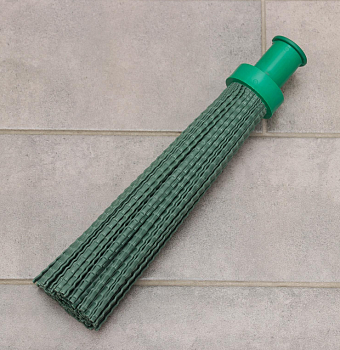 Метла полипропиленовая № 4 синтетическая круглая без черенка 7334709