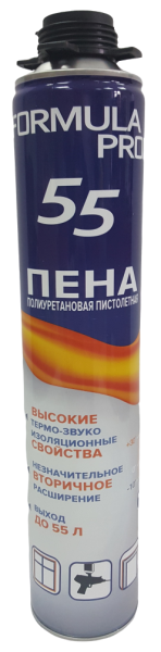 Пена монтажная профессиональная FORMULA PROF 55 750мл/16