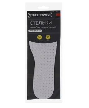 Стельки с антибактериальным эффектом р.36-46 STREETWISE