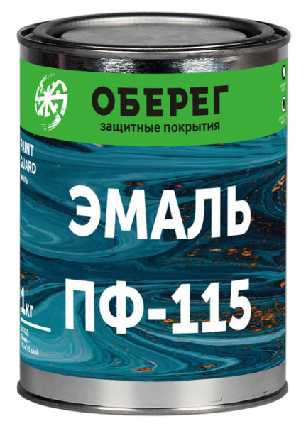 Эмаль ПФ-115 PaintGuard жёлтый 1л (1кг)