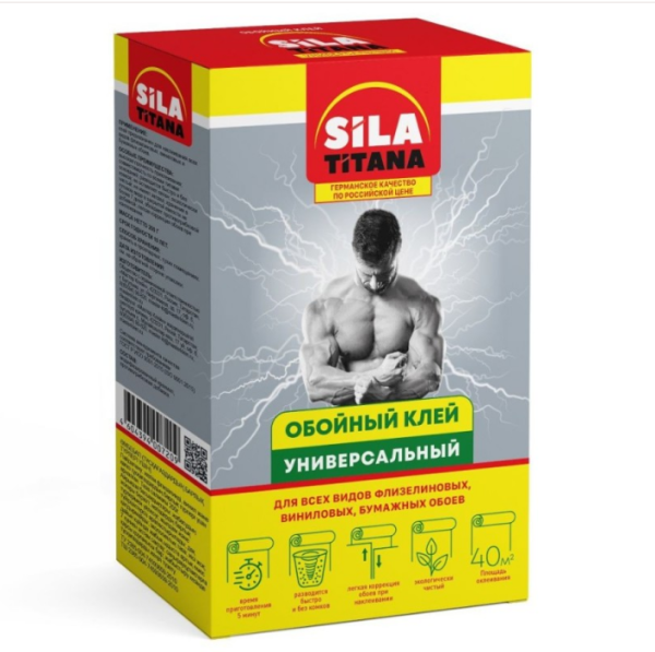 Клей обойный "Sila Titana" универсальный 350гр.18шт/кор