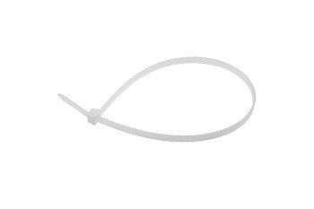 Хомут 4,7х350мм белый (100шт) NYCT47-350 ФЕРОН // STEKKER