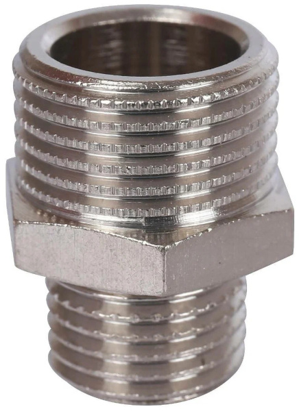 Ниппель переходной 1/2х3/4 НН (никель) PROFLINE