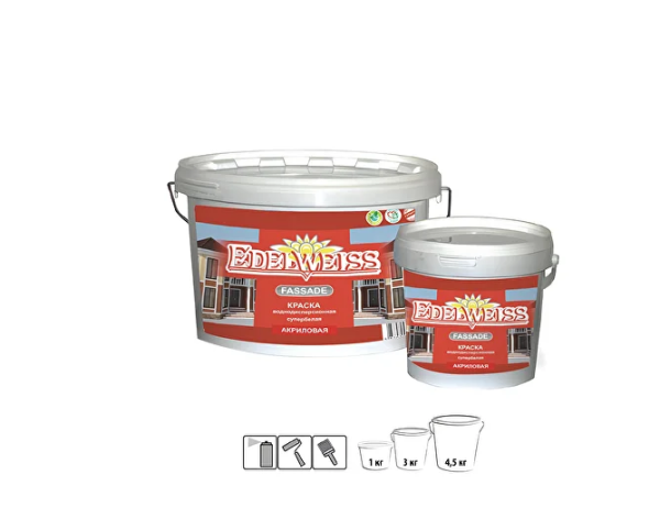 ЕDELWEISS fassade Краска В/Э 15 кг