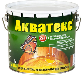 Акватекс 2в1 орех 2,7л 