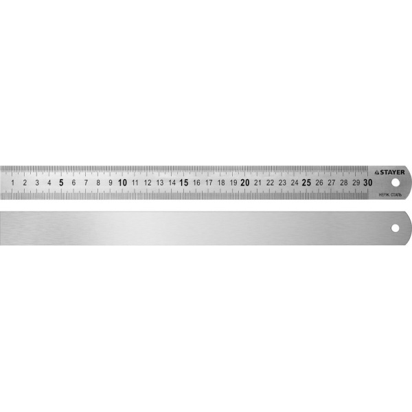 Линейка нержавеющая длина 0.3м STAYER 