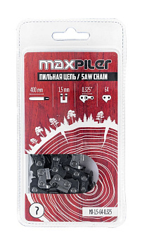 Цепь пильная 400мм/16 0,325 1,5мм 64 звена блистер MAXPILER