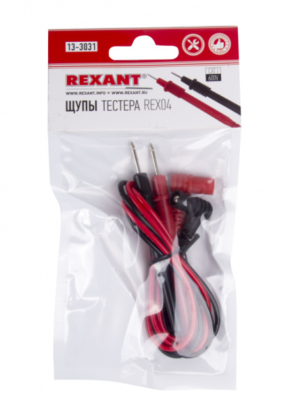 Щуп для мультиметров REX04 (600V 10A) (подходит для 830-й серии) 13-3031 REXANT
