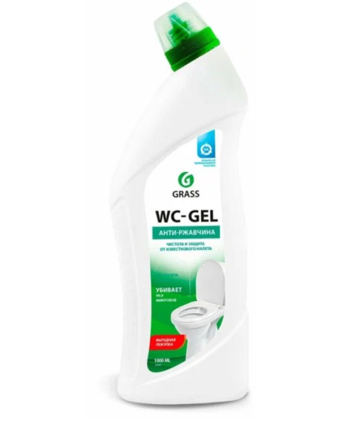Средство чистящее Грасс "WC-gel" 750мл для туалета/12