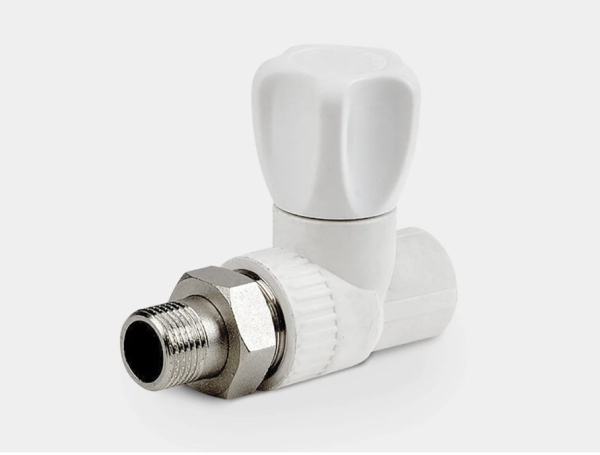 Кран радиаторный прямой НР D20-1/2" КОНТУР