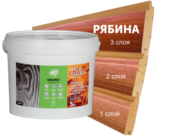 Пропитка DecoGuard темный шоколад 2л (2кг)/6