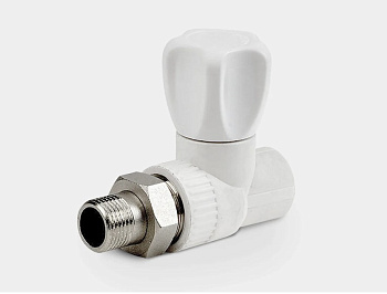 Кран радиаторный прямой НР D20-1/2" КОНТУР