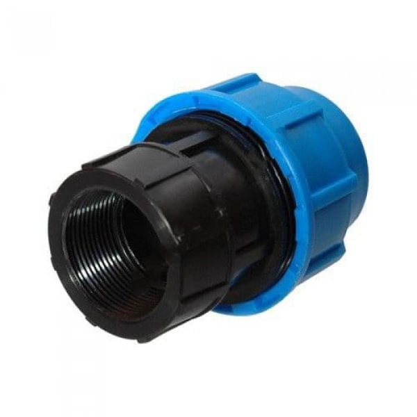Муфта ПЭ компресс Дн25х1/2" ВР Ру16